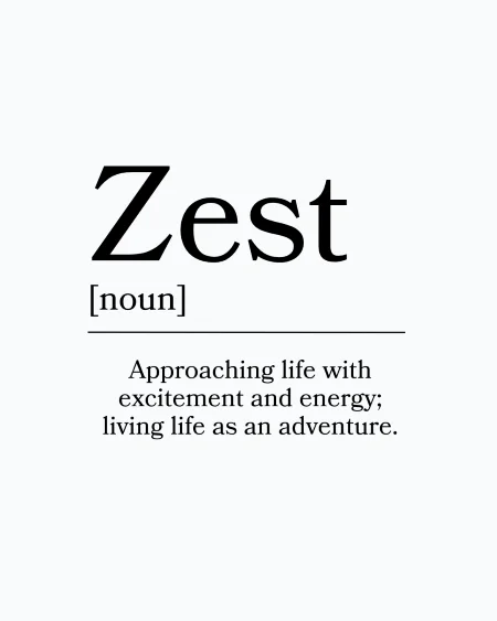 definition of zest